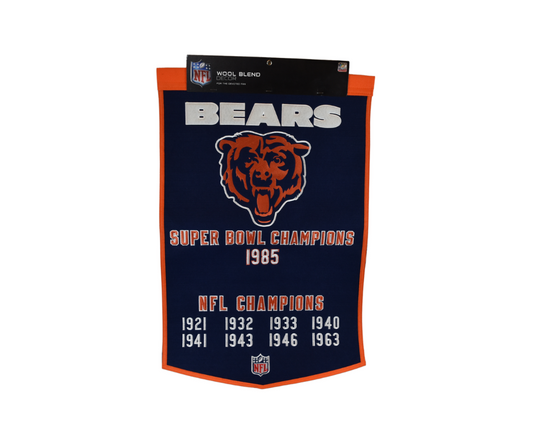 Wool Dynasty Banner - Chicago Bears