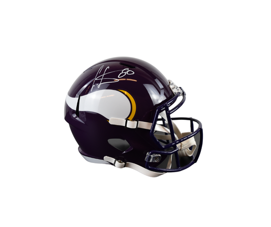 Minnesota Vikings Cris Carter Signed Full Size Authentic Helmet
