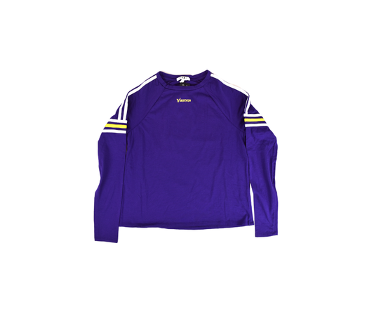 Women's Minnesota Vikings WEAR By Erin Andrews Purple Long Sleeve T-Shirt*