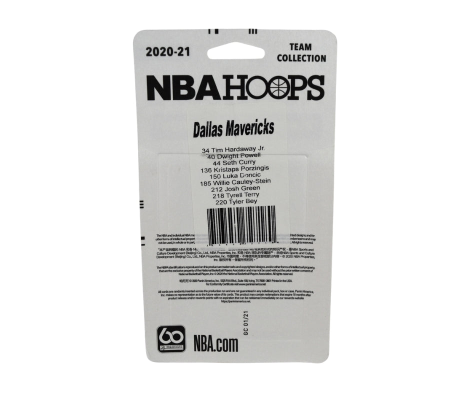 2020-21 Panini NBA Hoops Team Set Dallas Mavericks*