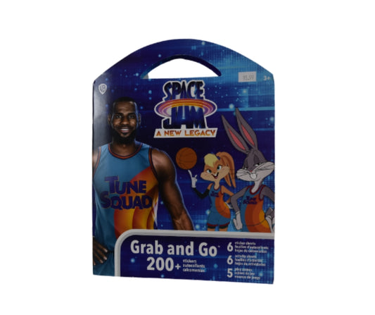 Space Jam Grab and Go Sticker Book*