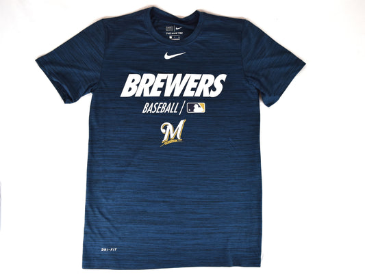 Milwaukee Brewers Nike Blue Dri-Fit T-Shirt*