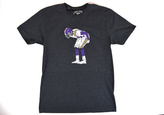 Minnesota Vikings Randy Moss Moon SotaStick Black T-Shirt*
