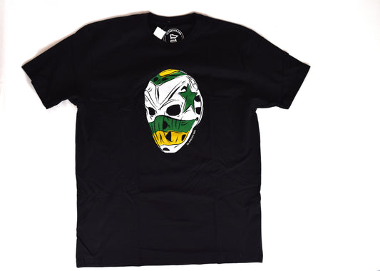 Minnesota North Stars Goalie Mask SotaStick Black T-Shirt*