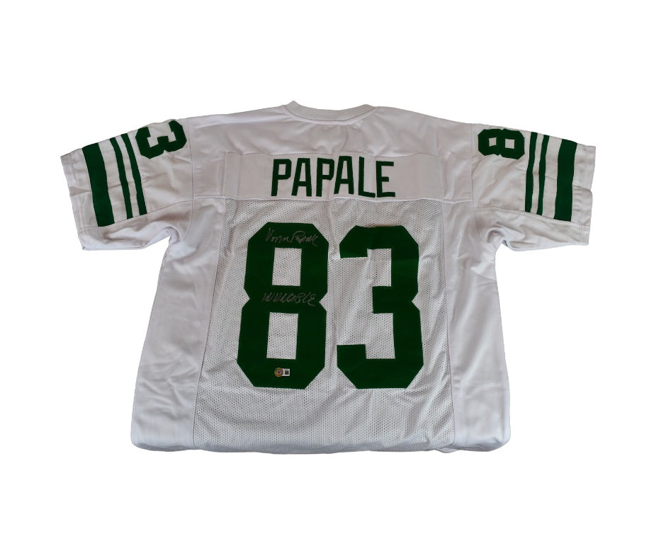 Vince Papale Philadelphia Eagles Signed White Custom Jersey