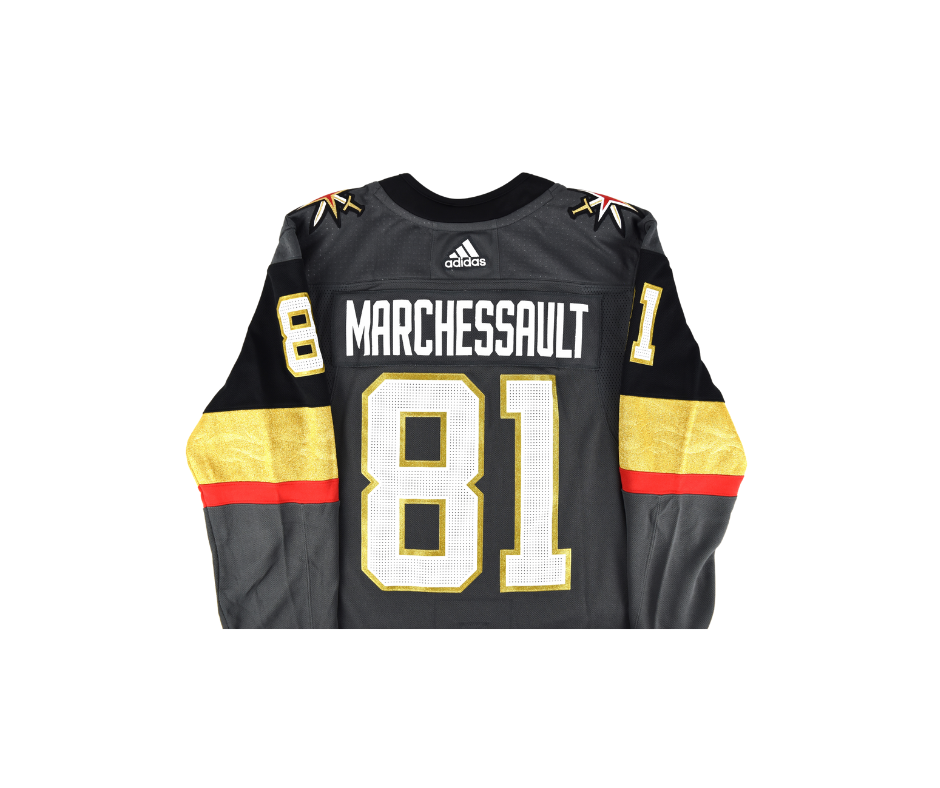 Adidas Vegas Golden Knights No81 Jonathan Marchessault White/Pink Authentic Fashion 2018 Stanley Cup Final Women's Stitched NHL Jersey
