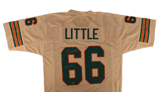 Larry Little Miami Dolphins Autographed Jersey