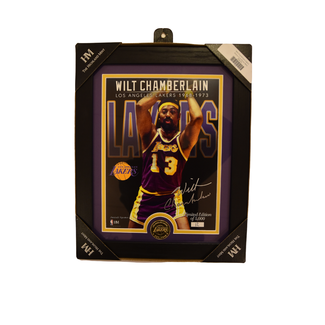 Wilt Chamberlain Lakers Bronze Coin Photo Mint*
