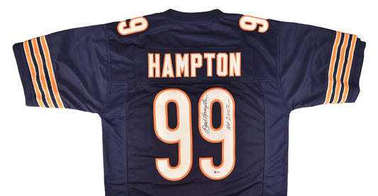 Dan Hampton Chicago Bears Autographed Jersey