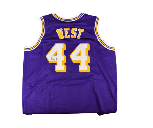 Jerry West Los Angeles Lakers Signed Custom Jersey
