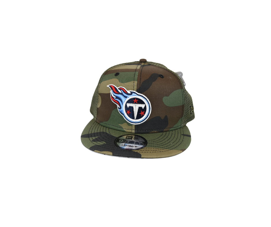 Tennessee Titans New Era 9Fifty Camo Trucker Snapback Hat