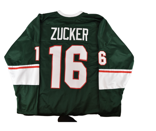 Jason Zucker Minnesota Wild Green Custom Jersey XL