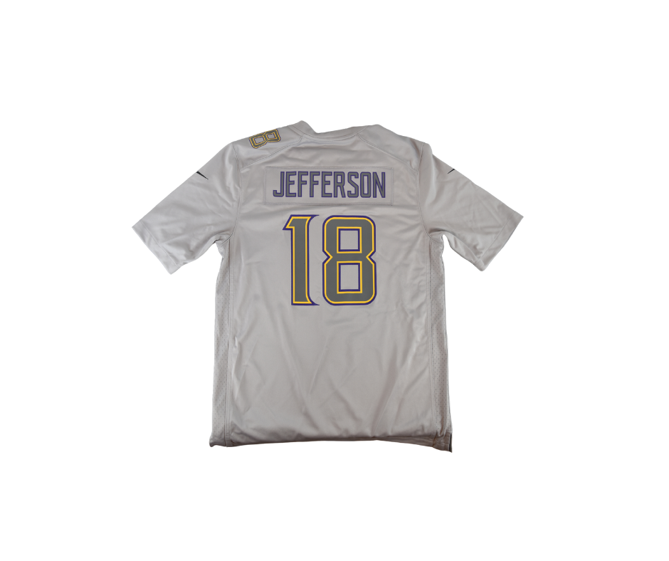 Justin Jefferson Minnesota Vikings Nike Grey Jersey*"