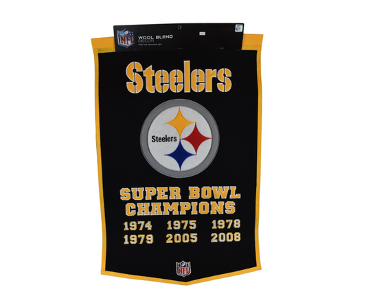 Wool Dynasty Banner - Pittsburgh Steelers