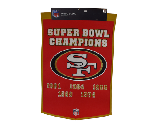 Wool Dynasty Banner - San Francisco 49ers*