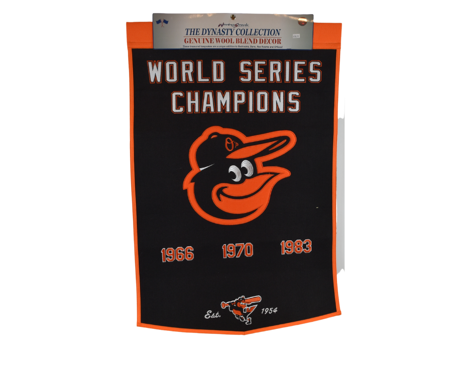 Wool Dynasty Banner - Baltimore Orioles*
