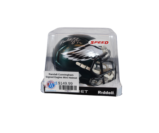 Randall Cunningham Autographed Philadelphia Eagles Mini Helmet