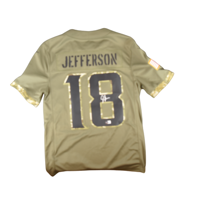 Justin Jefferson Minnesota Vikings Nike Salute to Service 2022 Jersey*"