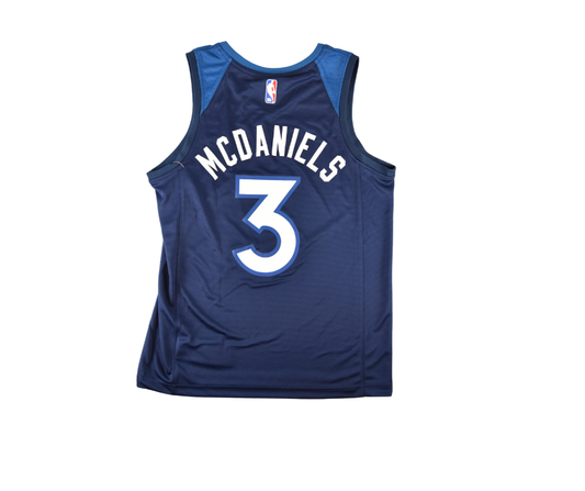 Jaden McDaniels Minnesota Timberwolves Fanatics Icon Navy Jersey*