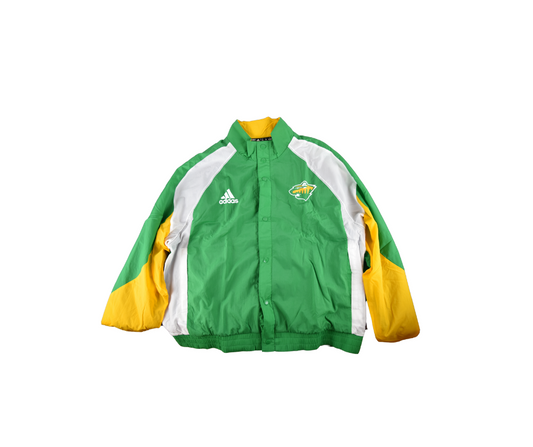 Minnesota Wild Adidas Reverse Retro Snap Jacket*