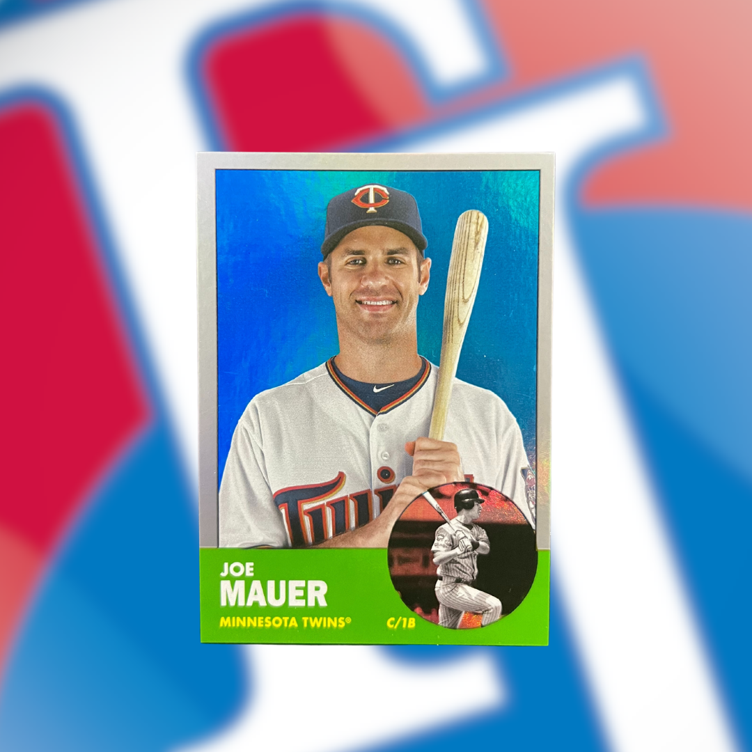 2022 Archives Base Background Replacement Variation Silver #23 Joe Mauer /99!