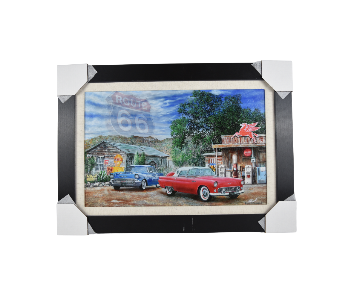 Route 66 Framed Painting Framed Photo
