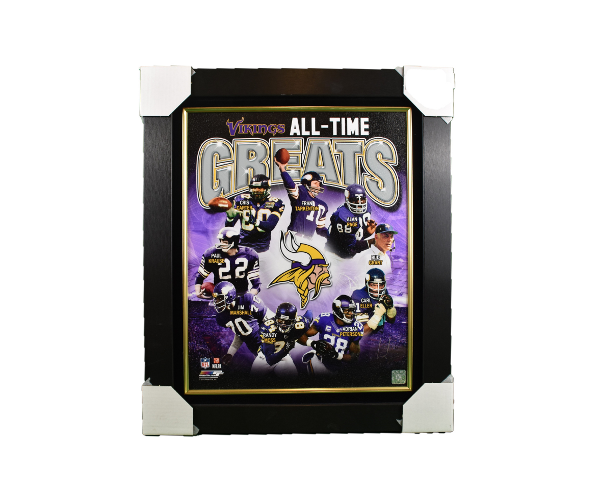 Minnesota Vikings All Time Greats Framed Photo