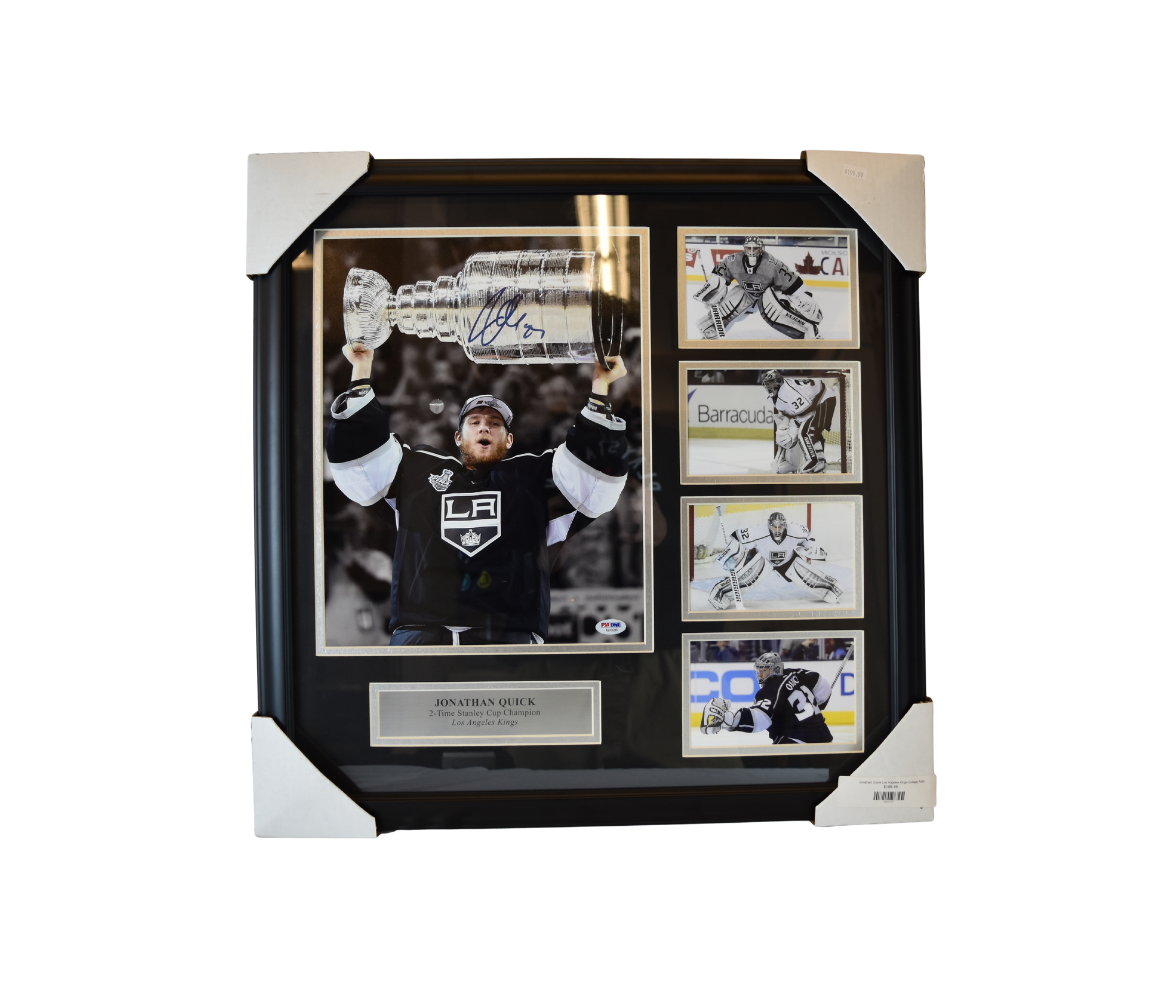 Jonathan Quick Los Angeles Kings Signed Collage Framed Photo*