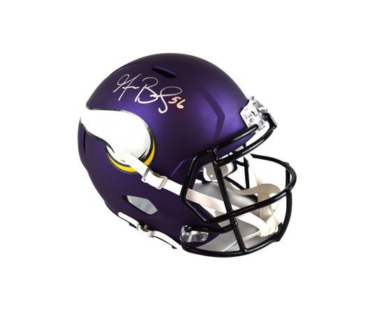 Garrett Bradbury Minnesota Vikings Signed Full Size Replica Helmet*
