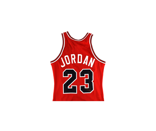 Michael Jordan Chicago Bulls Mitchell and Ness 84-85 Red Jersey