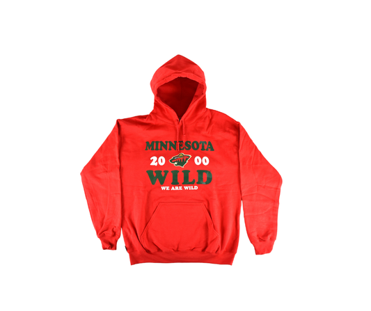 Men's Minnesota Wild Fanatics Red Pullover Hoodie*