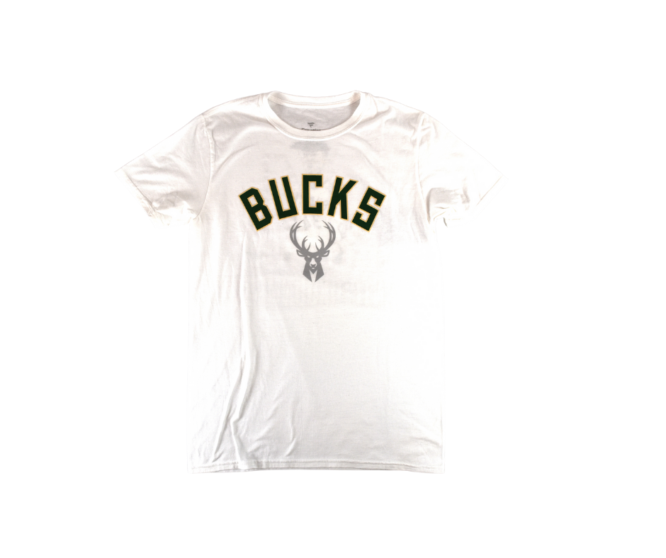 Milwaukee Bucks Fanatics Key White T-Shirt*