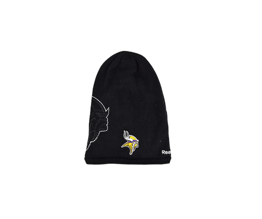 Minnesota Vikings Reebok Black Knit Hat