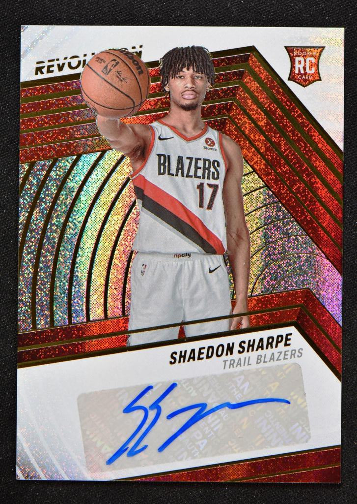 2022-23 Revolution Basketball Rookie Auto #RA-SHS Shaedon Sharpe - Trail Blazers