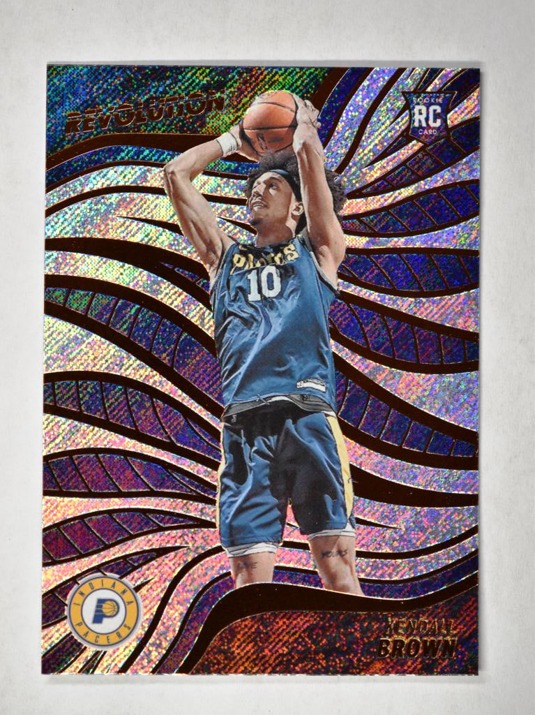 2022-23 Revolution Basketball Base Rookies #107 Kendall Brown - Indiana Pacers