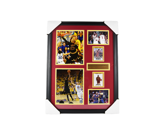 Lebron James & Kyrie Irving 2016 NBA Champions  Framed Photo