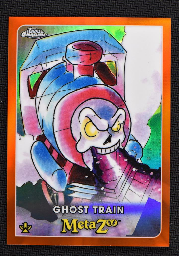 2022 Chrome MetaZoo Base Orange #95 Ghost Train /25