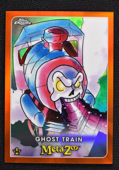 2022 Chrome MetaZoo Base Orange #95 Ghost Train /25