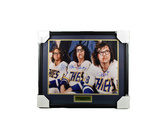 The Hanson Brothers - Signed Framed Photo