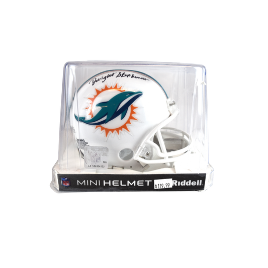Riddell Dwight Stephenson Miami Dolphins Signed Mini Helmet