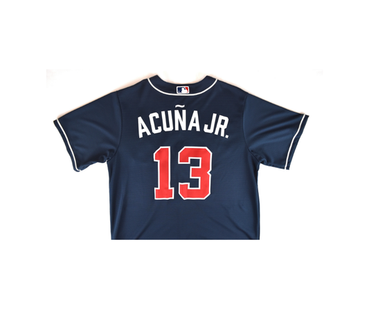 Ronald Acuna Jr. Atlanta Braves Nike Blue Jersey*