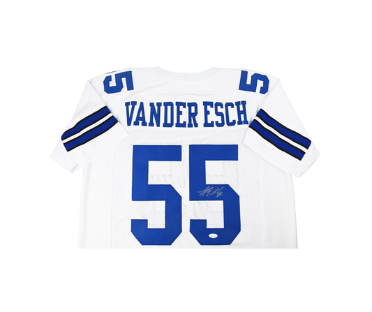 Leighton Vander Esch Signed Dallas Cowboys Custom Jersey with COA