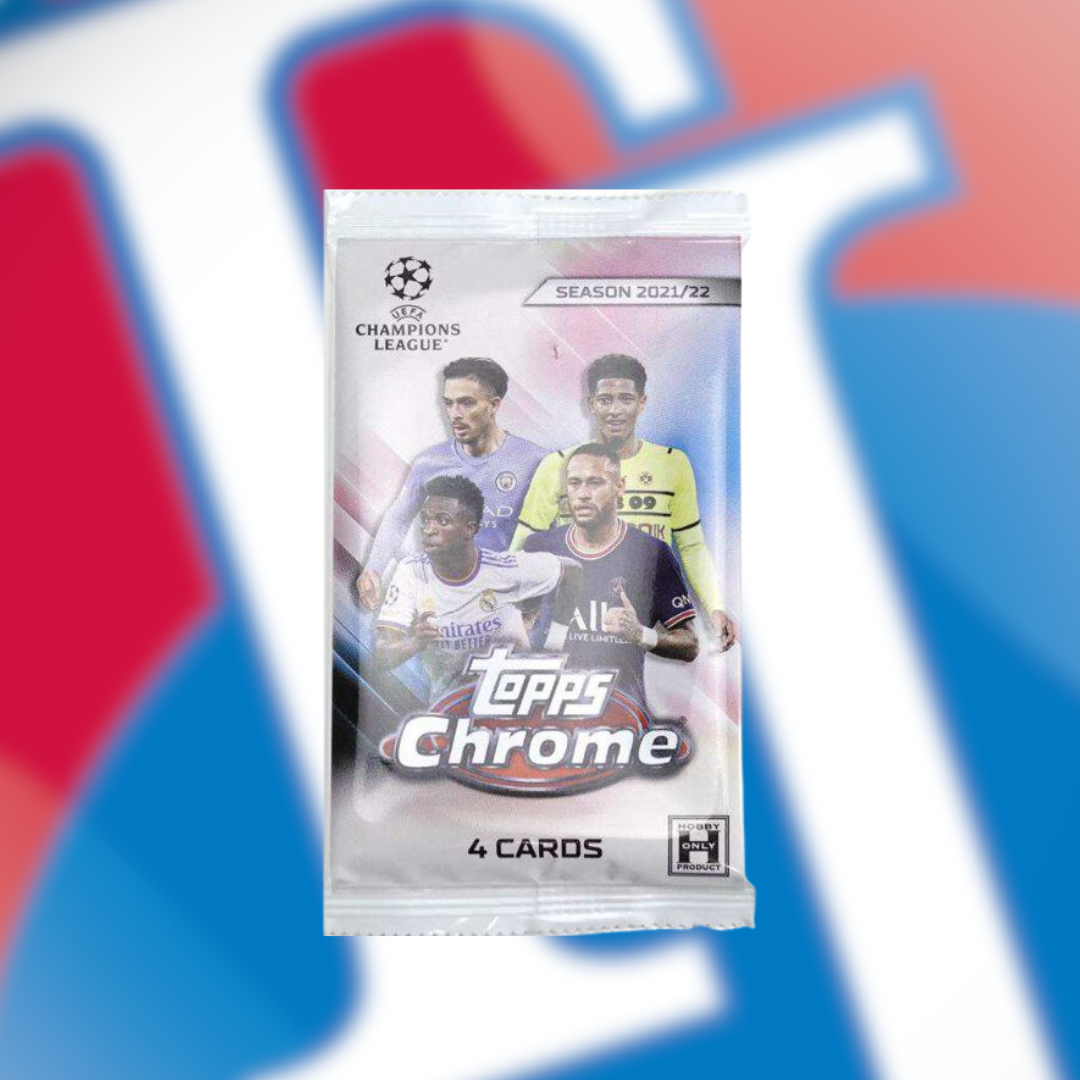 2021-22 Topps Chrome Champions League Hobby Pack*