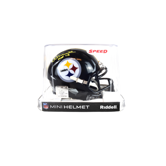 Riddell Dermontti Dawson Pittsburgh Steelers Signed Mini Helmet