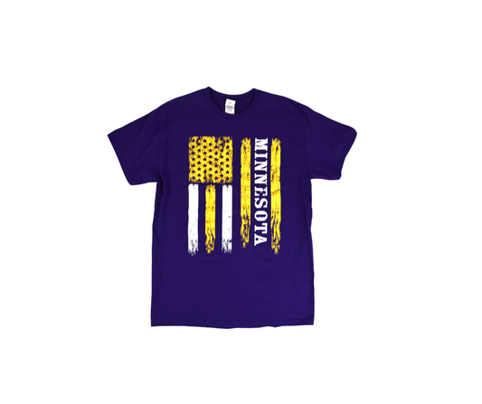 Minnesota Vikings Fanatics Purple Short Sleeve T-Shirt
