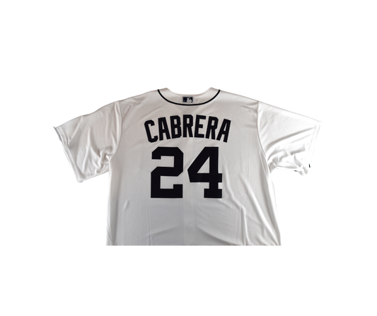 Detroit Tigers Miguel Cabrera Nike White Jersey*