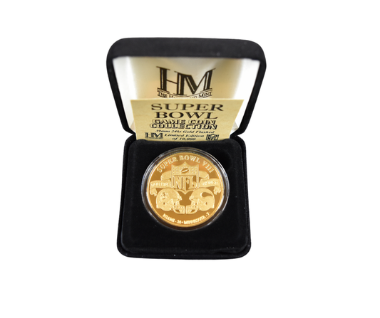 Minnesota Vikings Super Bowl VIII Gold Coin