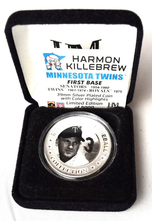 Harmon Killebrew Baseball HOF Silver Coin
