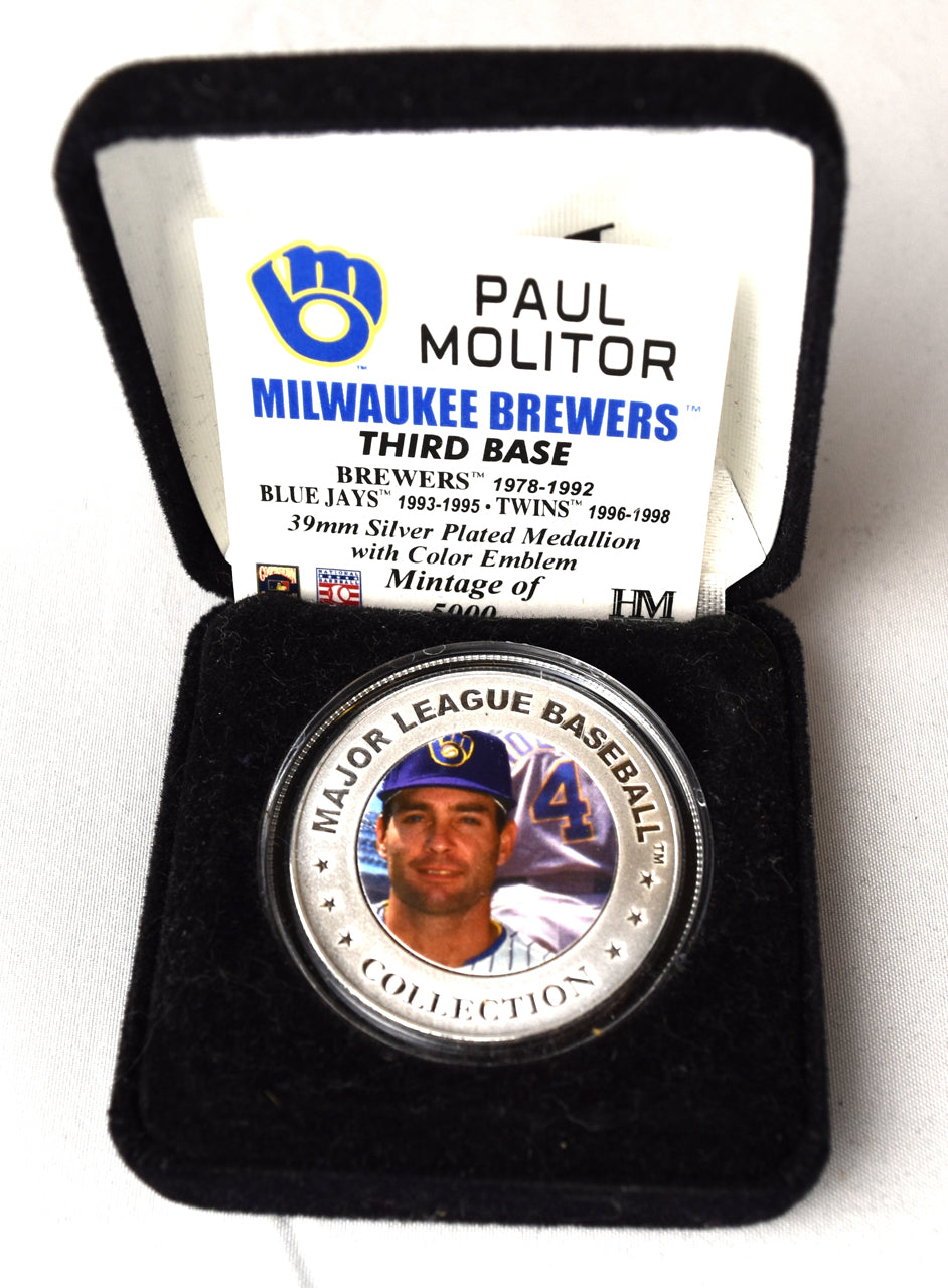 Paul Molitor Brewers Highland Mint Coin