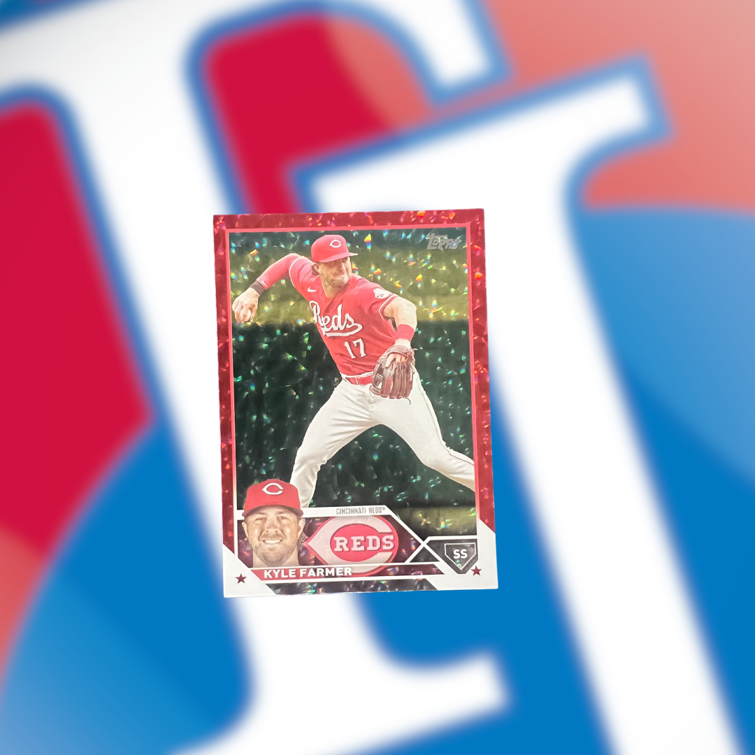 2023 Series 1 Base Red Foil #33 Kyle Farmer /199 - Cincinnati Reds!